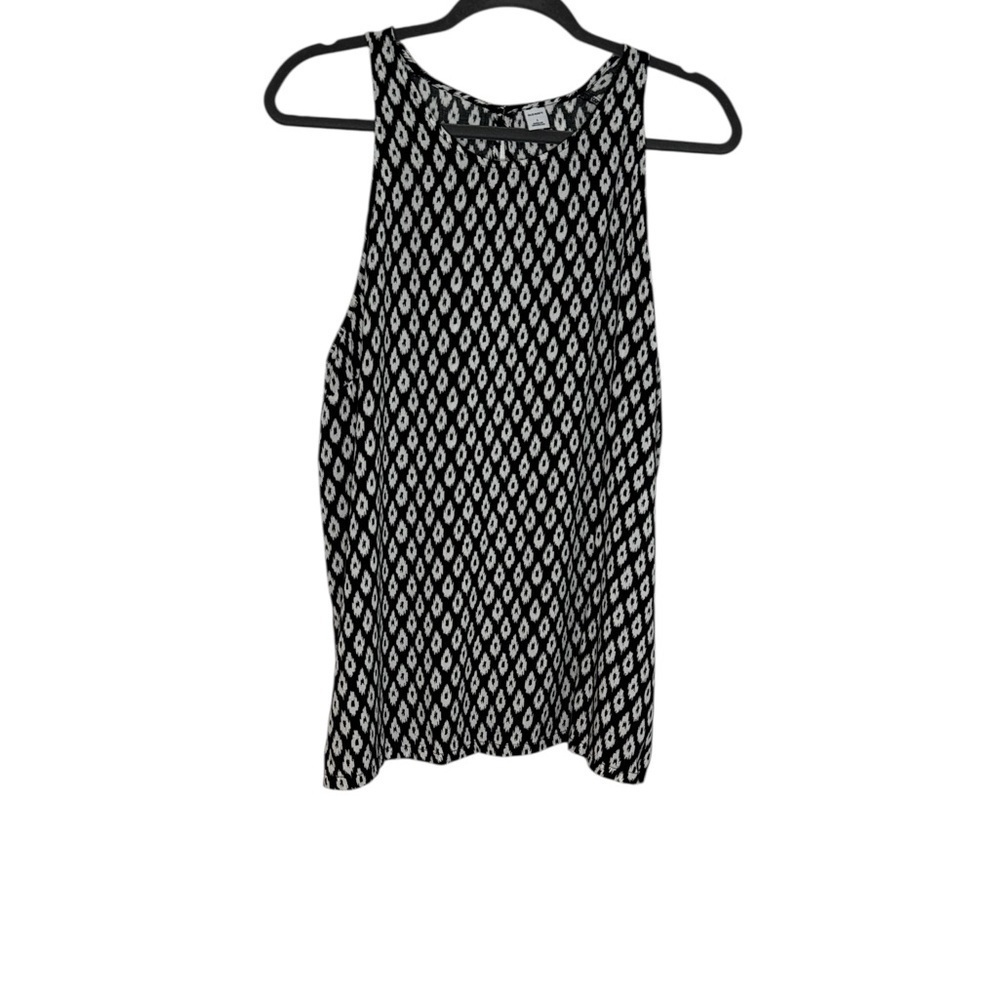 Old Navy Sleeveless High Neck Geometric Tank Top - Picture 1 of 8